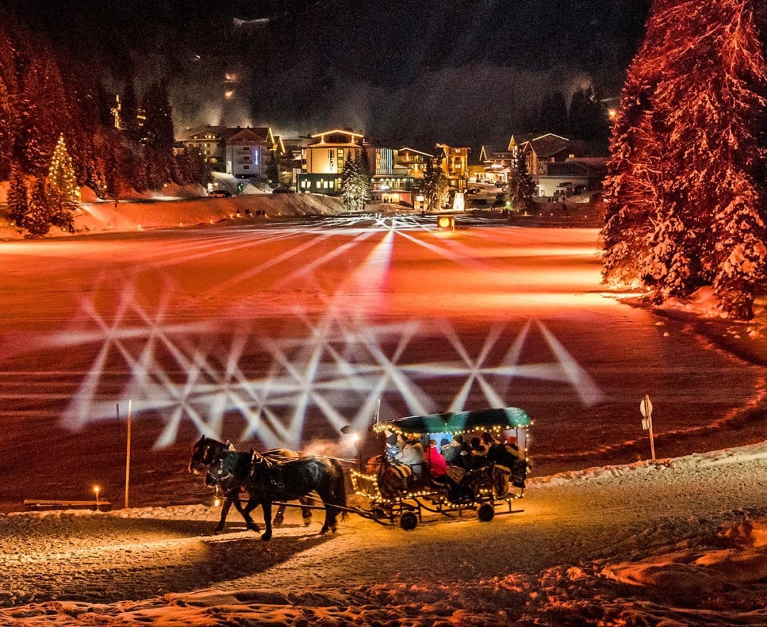 Pferdekutschenfahrt beim Bergseeadvent in Zauchensee
