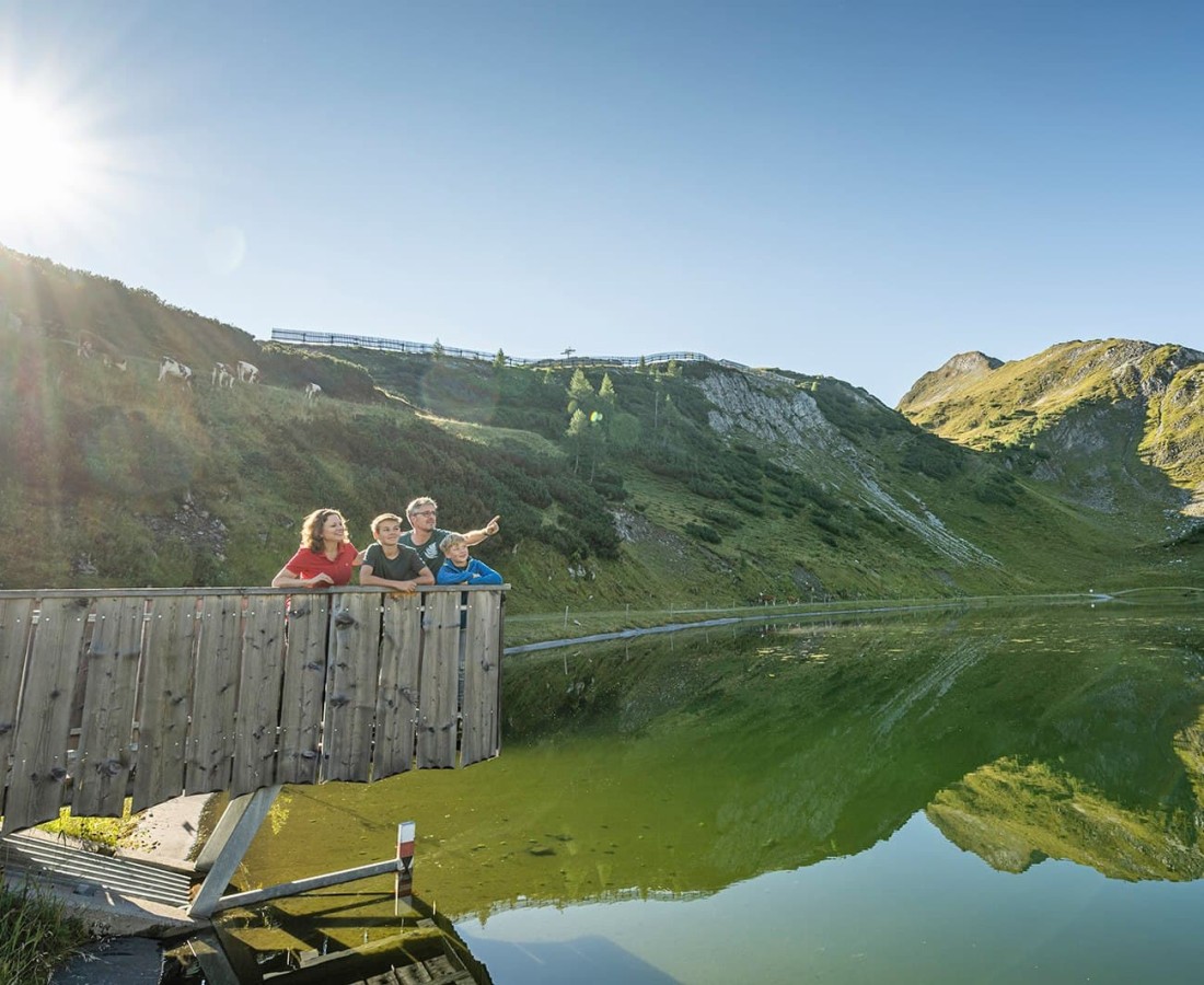 Aussichtsplattform am Seekarsee