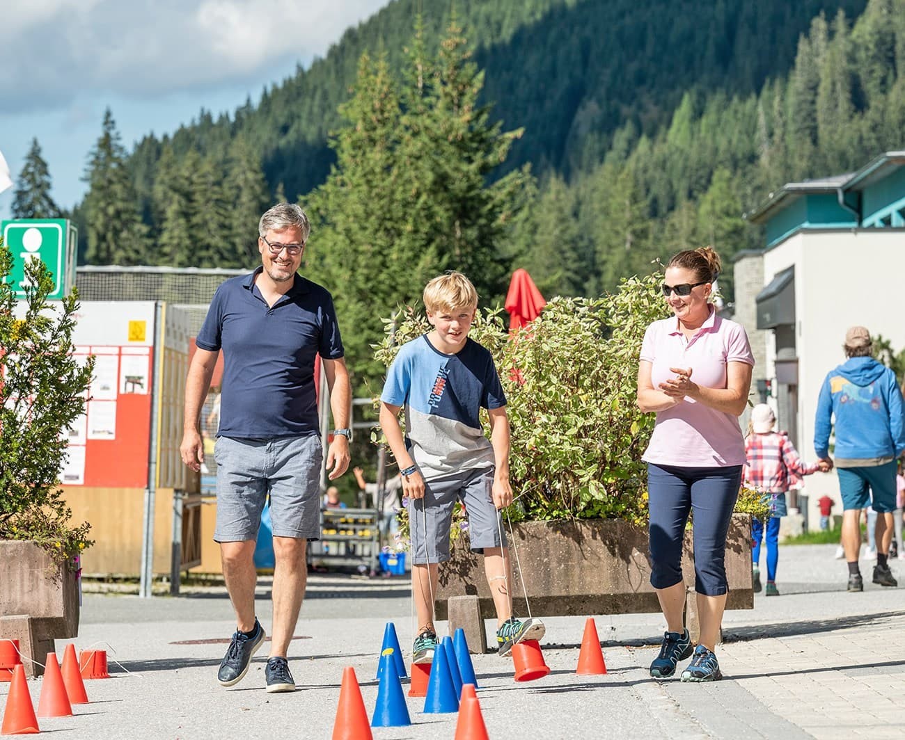 Fun during the active programme