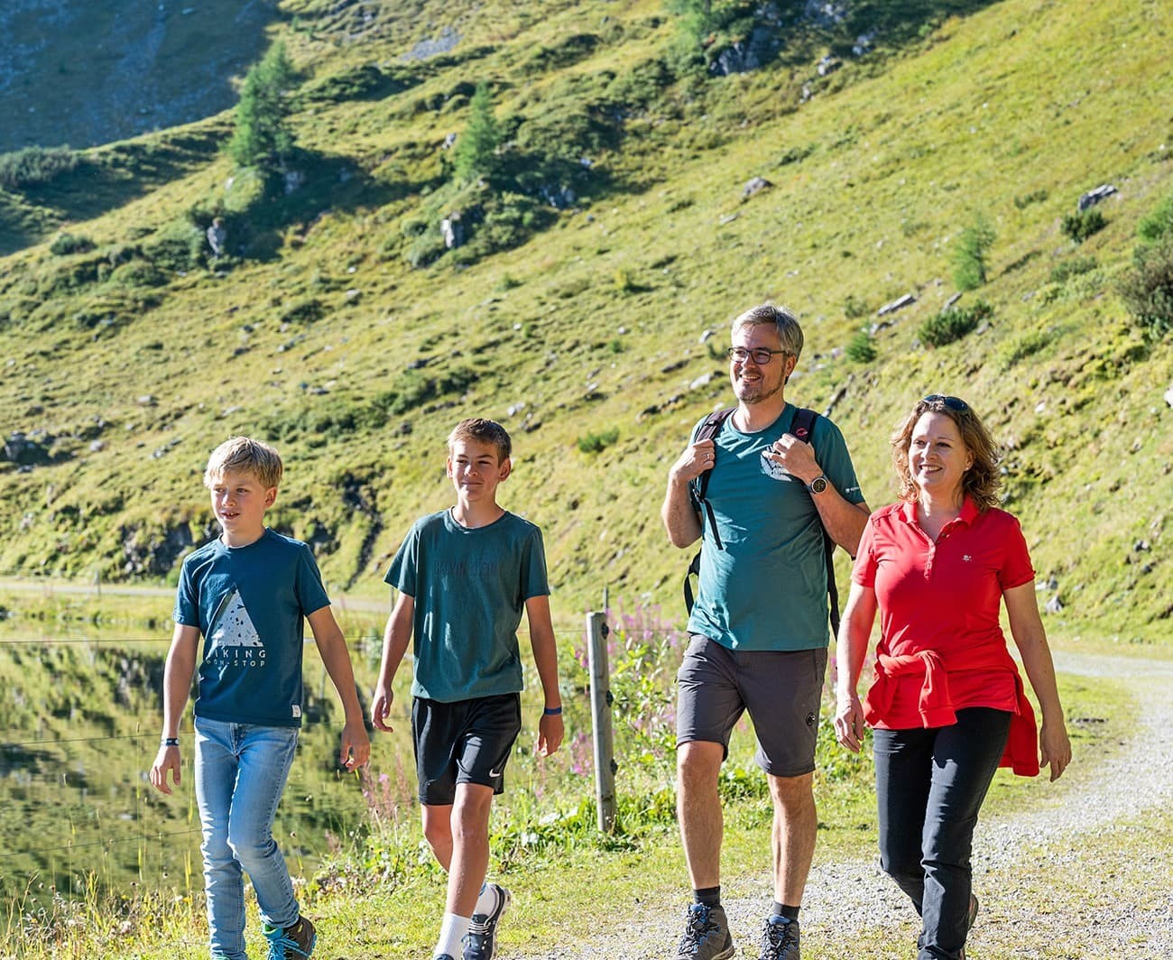 Hiking with the family