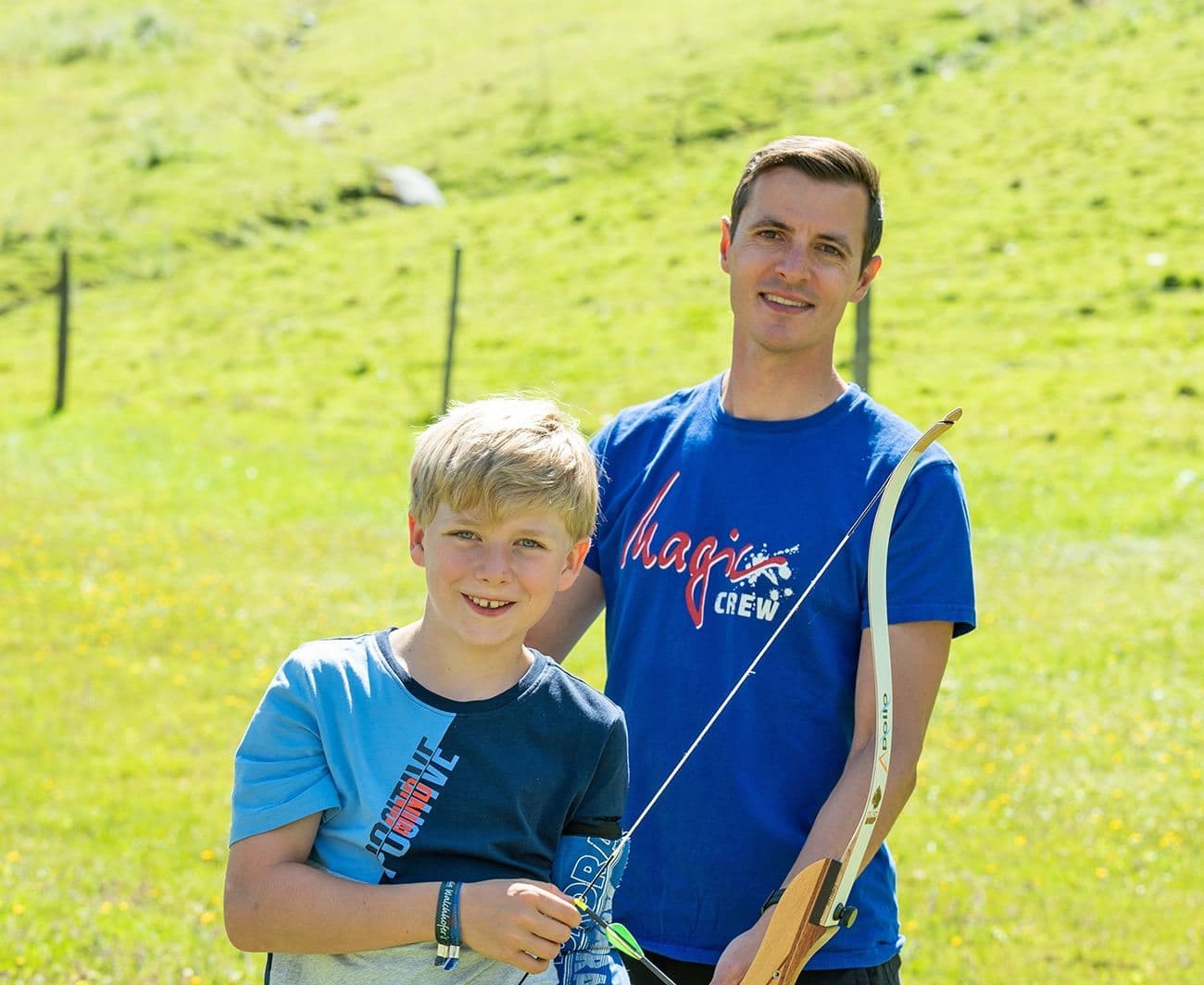 Learn archery with the Magic Mountain crew