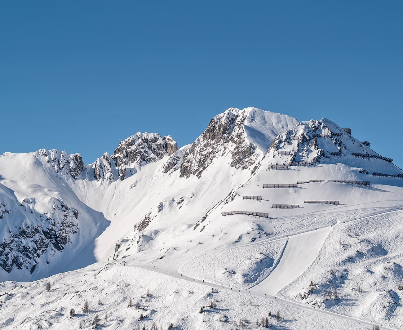 Skigebiet Zauchensee mit der Weltcupstrecke